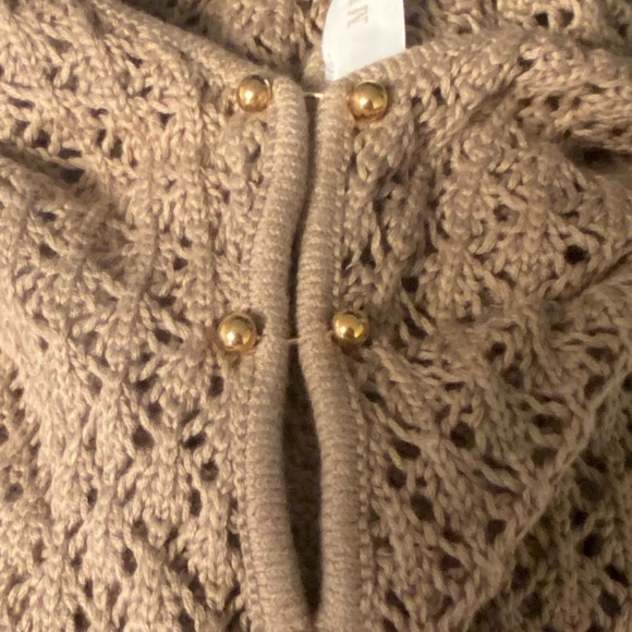 NWT Crochet Maxi Dress - Taupe Brown - Picture 15 of 16